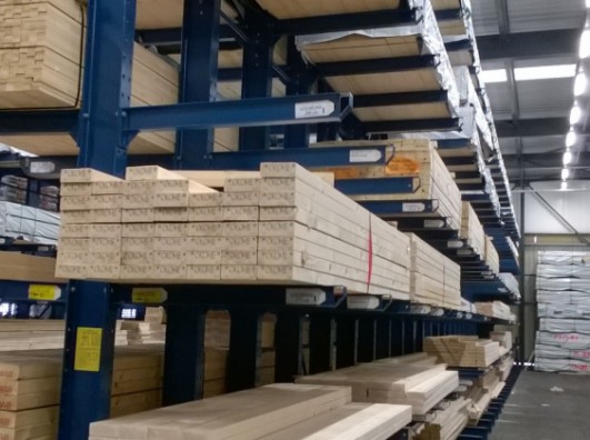 Balkhout 56x156 lengte 240 cm