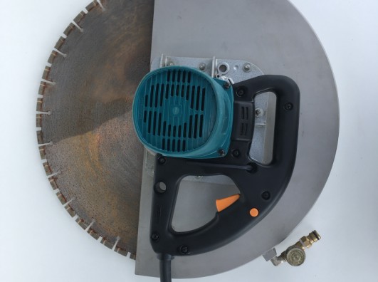 Muurzaagmachine zonder zool
